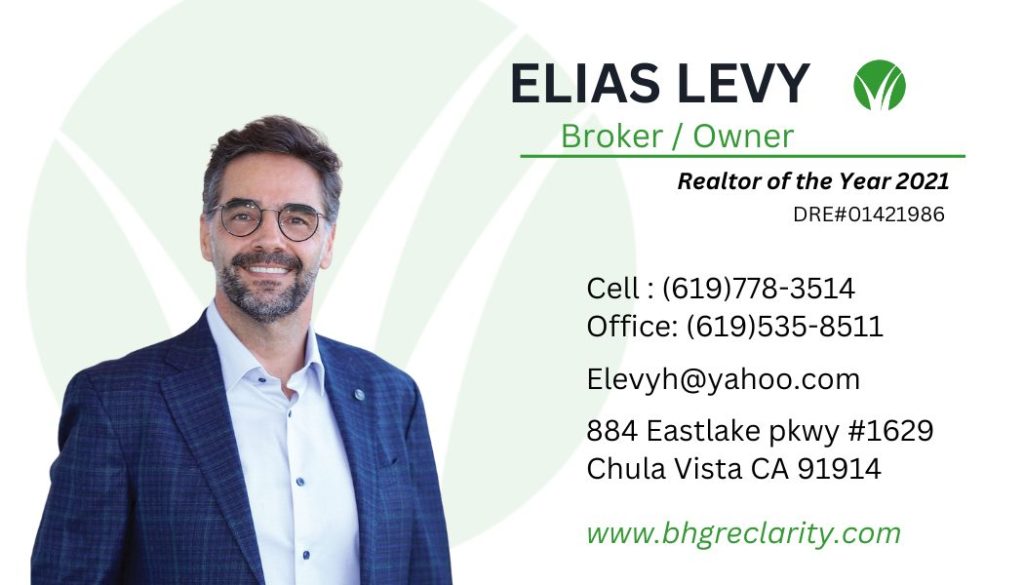 Elias Levy - Business Card Front